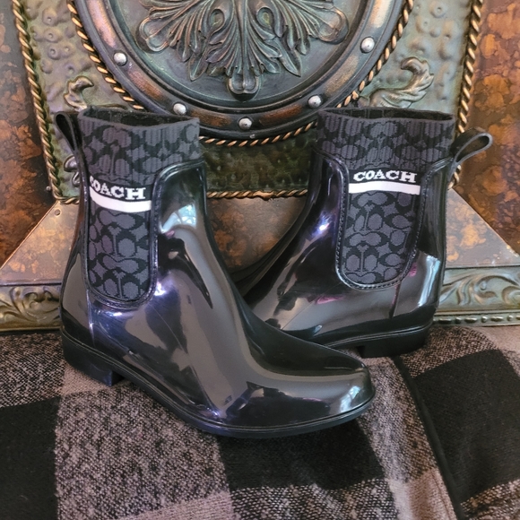 Women Coach Rain Booties - Picture 3 of 4